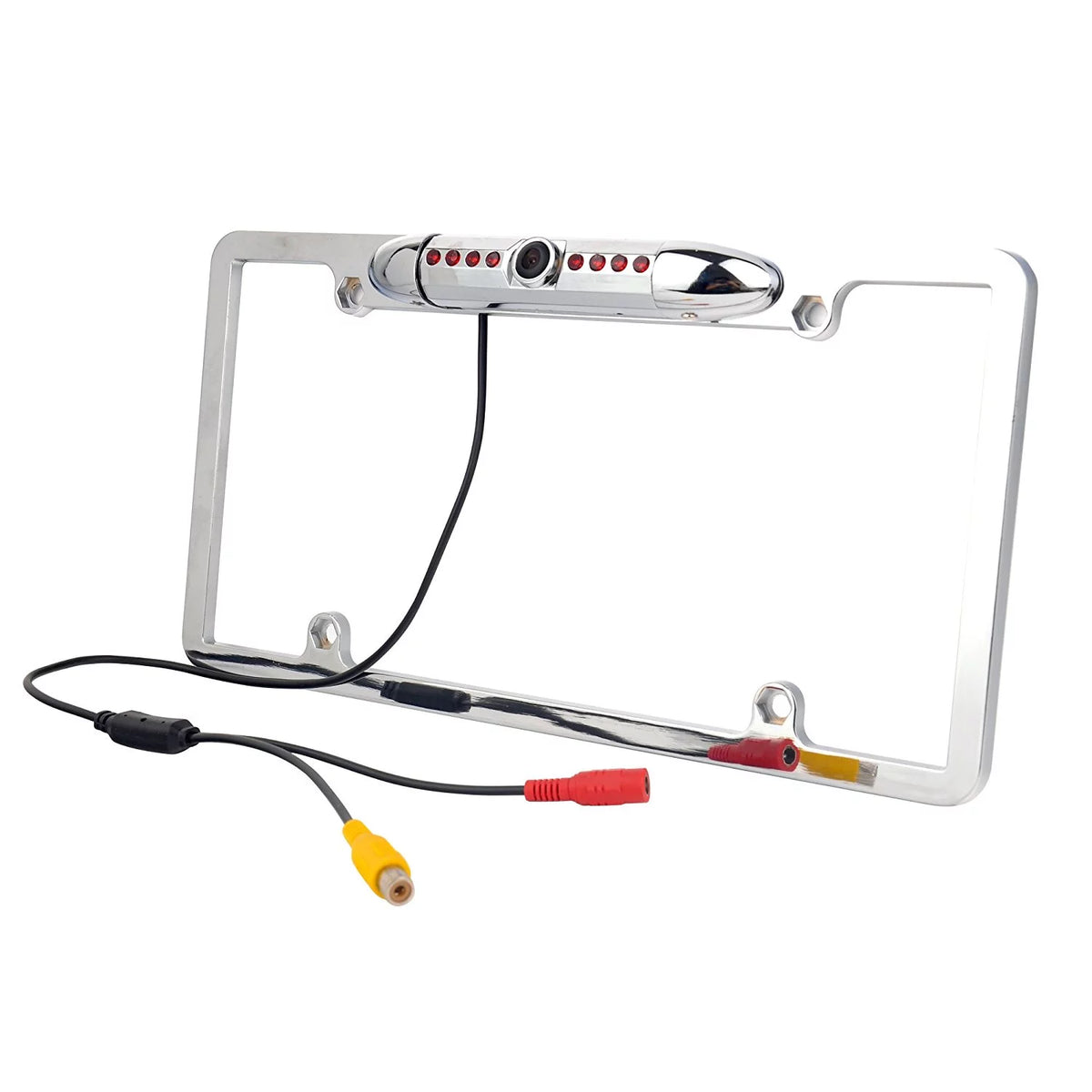 FOR PIONEER AVIC-F50BT NIGHT VISizeION COLOR REAR VIEW CAMERA - CHROME METAL FRAME