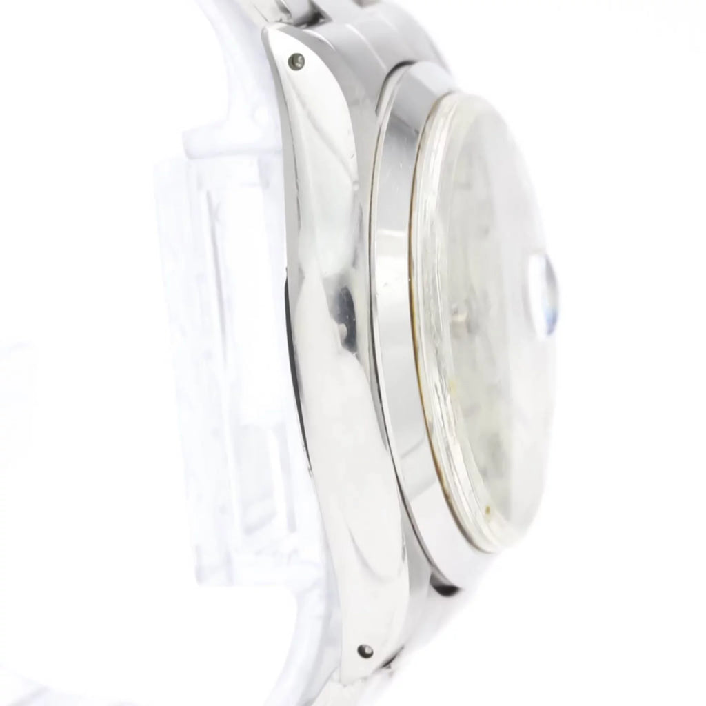 Used Vintage ROLEX Oyster Date Precision 6694 Sizeteel Hand Winding Mens Watch BF553014