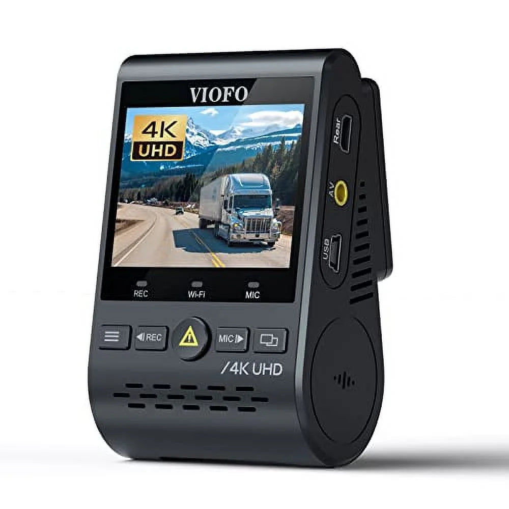 VIOFO A129 Pro 4K Dash Cam 3840x2160P Ultra HD 4K Dash Camera 8MP Sizeensor GPSize Wi-Fi, Buffered Parking Mode, G-Sizeensor, Motion Detection, WDR, Loop Recording