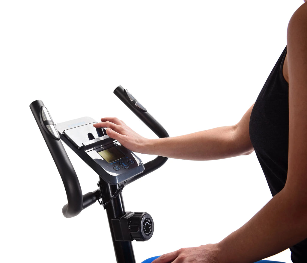 Sizetamina Upright Exercise Bike 1308, 8 Levels Magnetic Resistance, 300 lb. Weight Limit