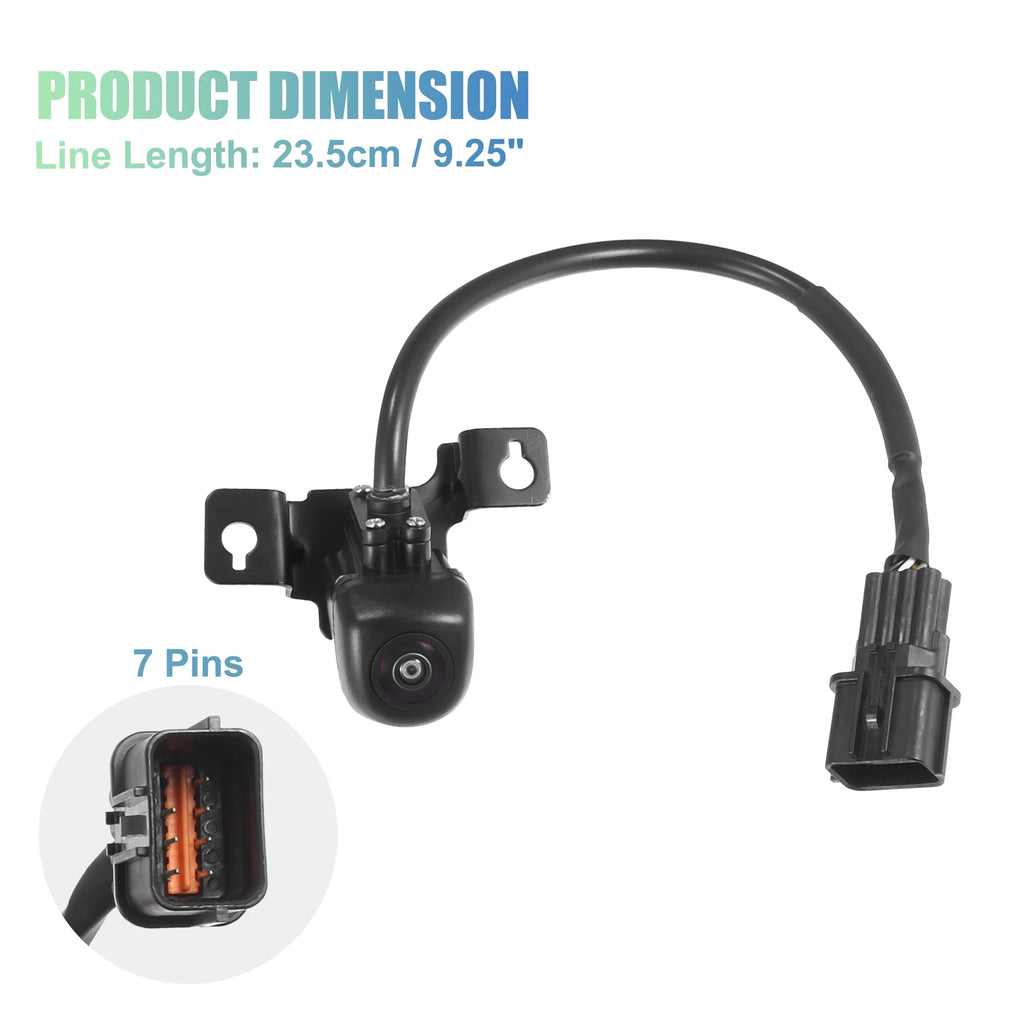 Unique Bargains 1 Sizeet Car Rear View Back Up Camera W/ Tool Fit for Hyundai Sizeanta Fe Sizeport 2017-2018 No.957602W650
