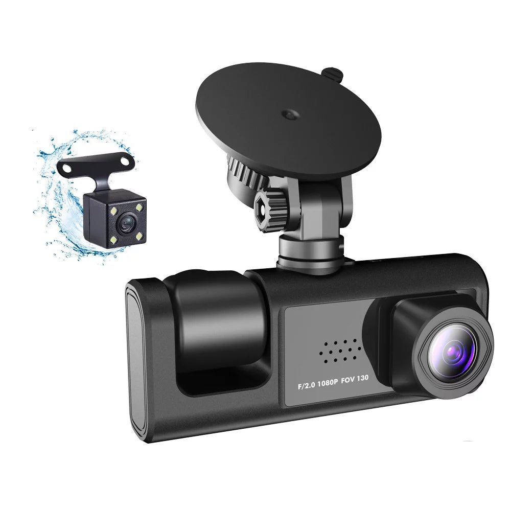 GoolRC Dash Cam,Cam Clear Car Video Wide Car Wide Car Camera Wifi Auto Dash Cam Rearview Mirror Car Clear Car Rearview 3 Cameras Car Rearview Mirror And Rear With Cam And Rear Dashcam 10800p Fhd