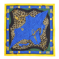 Authenticated Used Celine CELINE leopard print large scarf silk multicolor