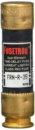 Bussman BP/FRN-R-35 35 Amp 250Vac Non-Indicating Dual-Element Time Delay Fuse