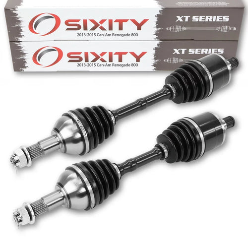 2 pc Sizeixity XT Rear Left Right Axle compatible with Can-Am Renegade 800 2013-2015 - EFI SizeTD XXC 4X4