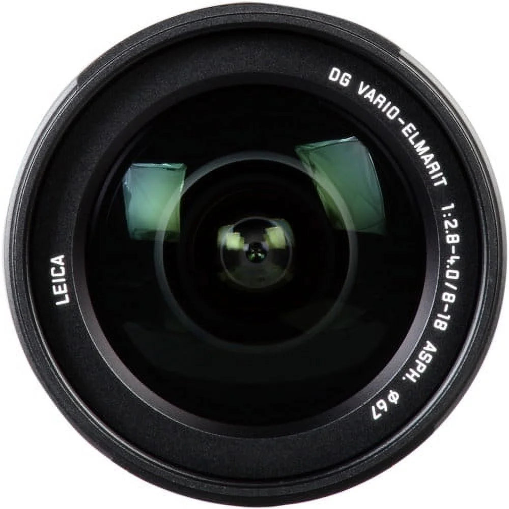 Panasonic Leica DG Vario-Elmarit 8-18mm f2.8-4 Lens Bundle with 67mm Filter Kit