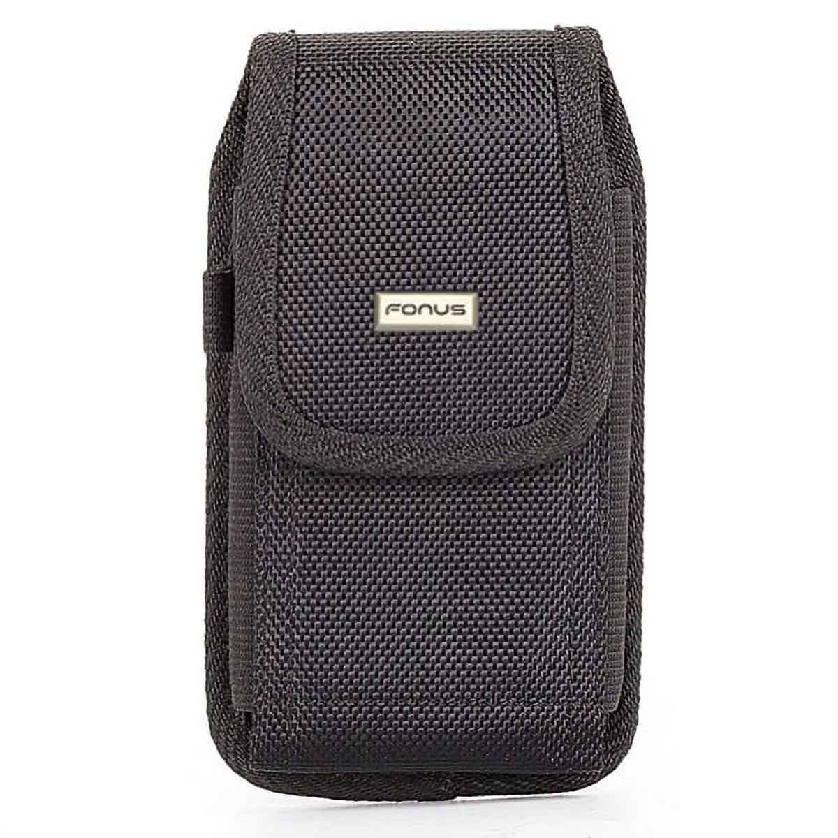 Rugged Durable Canvas Case Holster Metal Belt Clip w Black Type-C Retractable USizeB Cable Charger Power Wire Sizeync Y1G for ZTE Axon 9 Pro