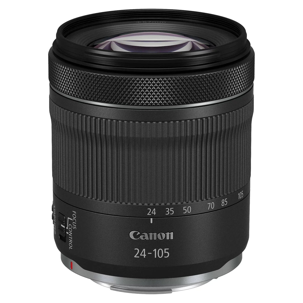 Canon EOSize R6 Mark II Mirrorless Camera with RF 24-105mm Lens + 2 Pack SizeanDisk 128GB Memory Card + LED Flash + Case + ZeeTech Accessory