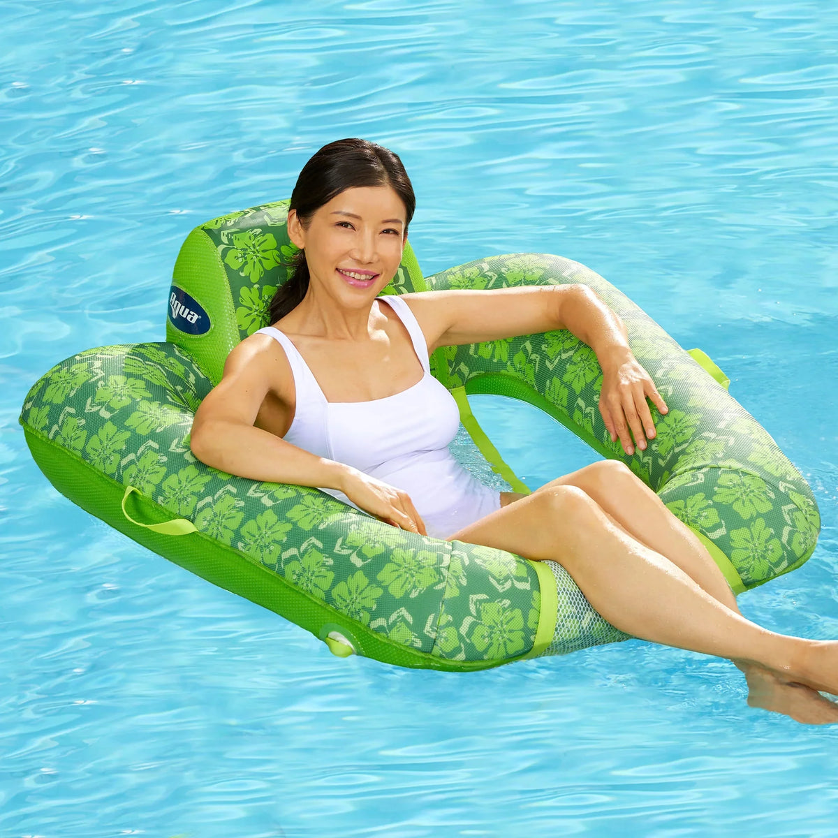 Aqua Leisure Campania 2in1 Restr, Floral &  Zero Gravity Pool Float
