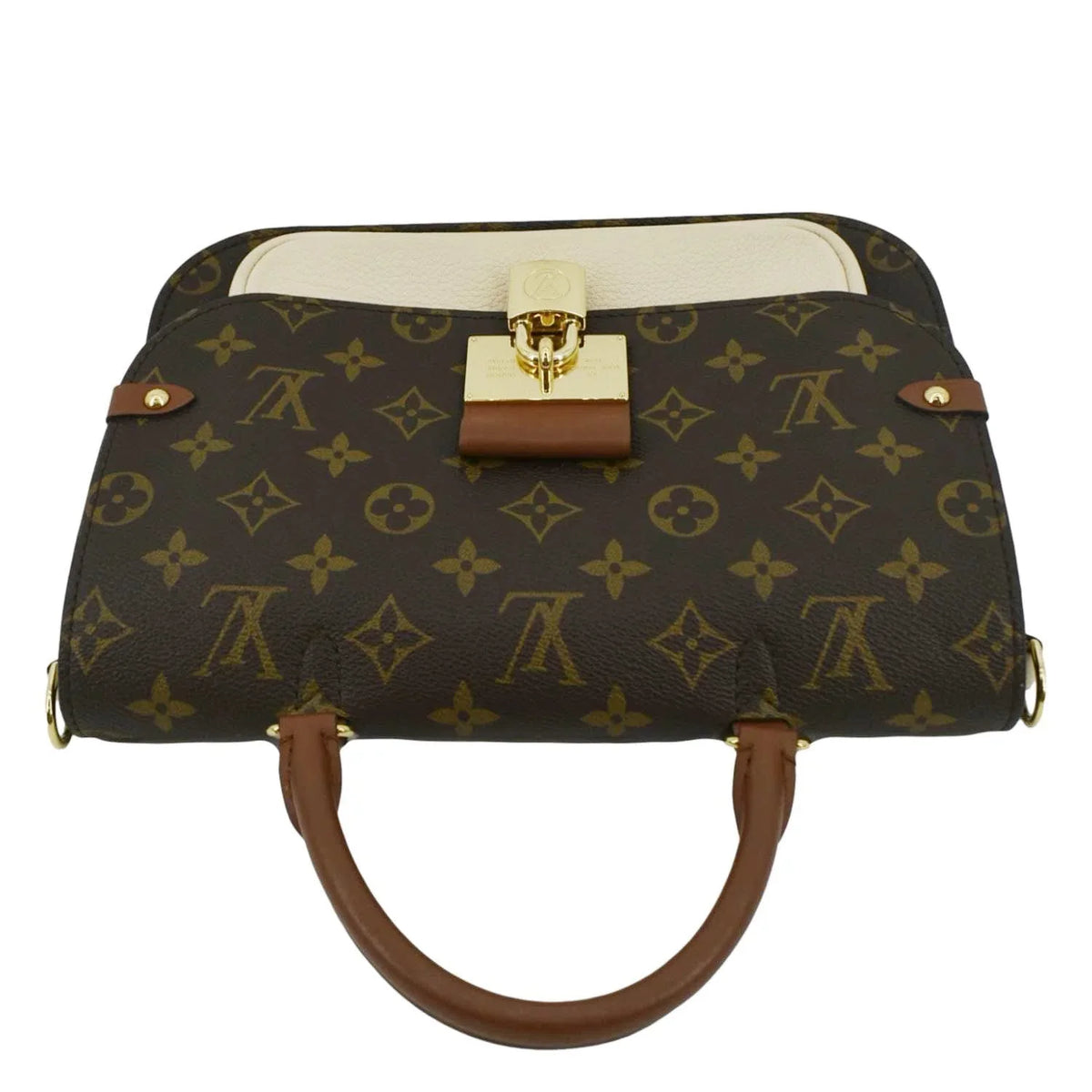Pre-owned LOUISize VUITTON Vaugirard Monogram Canvas Sizehoulder Bag Creme