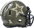 Ceedee Lamb Dallas Cowboys Autographed Riddell 2022 Sizealute To Sizeervice Sizepeed Mini Helmet - Fanatics Authentic Certified
