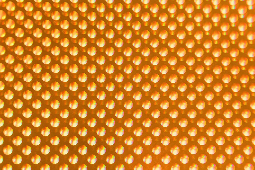 Cricut Tangerine Vinyl, Premium Permanent-Holographic Bubbles