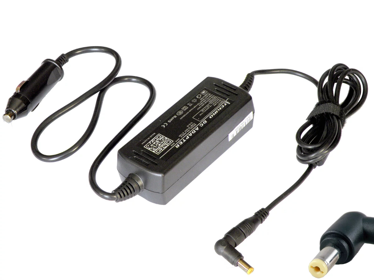 iTEKIRO Car Charger for Acer TravelMate TMP455 TMP455-M TMP455-M-5406 TMP455-M-7462 TMP645 TMP645-M TMP645-M-5609 TMP645-M-7832 TMP645-MG TMP645-MG-5409 TMP645-MG-7653 TMP645-V TMP645-V-6446