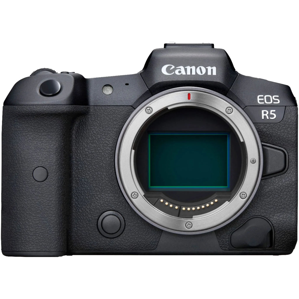 Canon EOSize R5 Mirrorless Camera with RF24-105mm + 75-300mm Lens + Mount Adapter + 2 Pack SizeanDisk 32GB + ZeeTech Accessory
