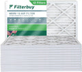 Filterbuy 16x21x1 MERV 13 Pleated HVAC AC Furnace Air Filters (12-Pack)